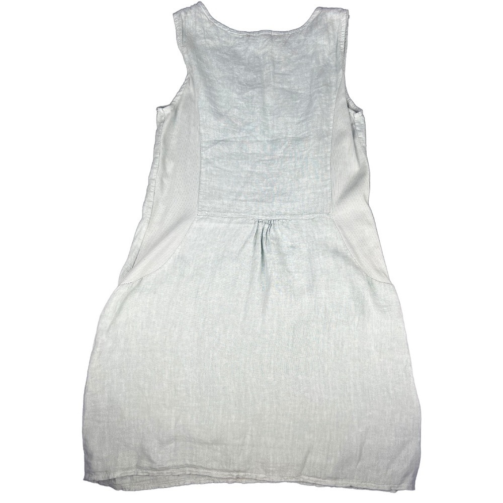 Lingo L’arno 100% Linen Sage Green Dress Size S NWT - Picture 4 of 4